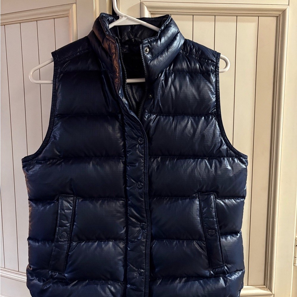 J.Crew Dark Blue Puffer Vest